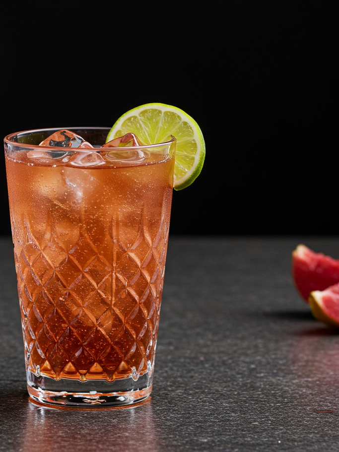 AI-generated photo of cocktail featured in Menus of Off Menu blog social media channels
