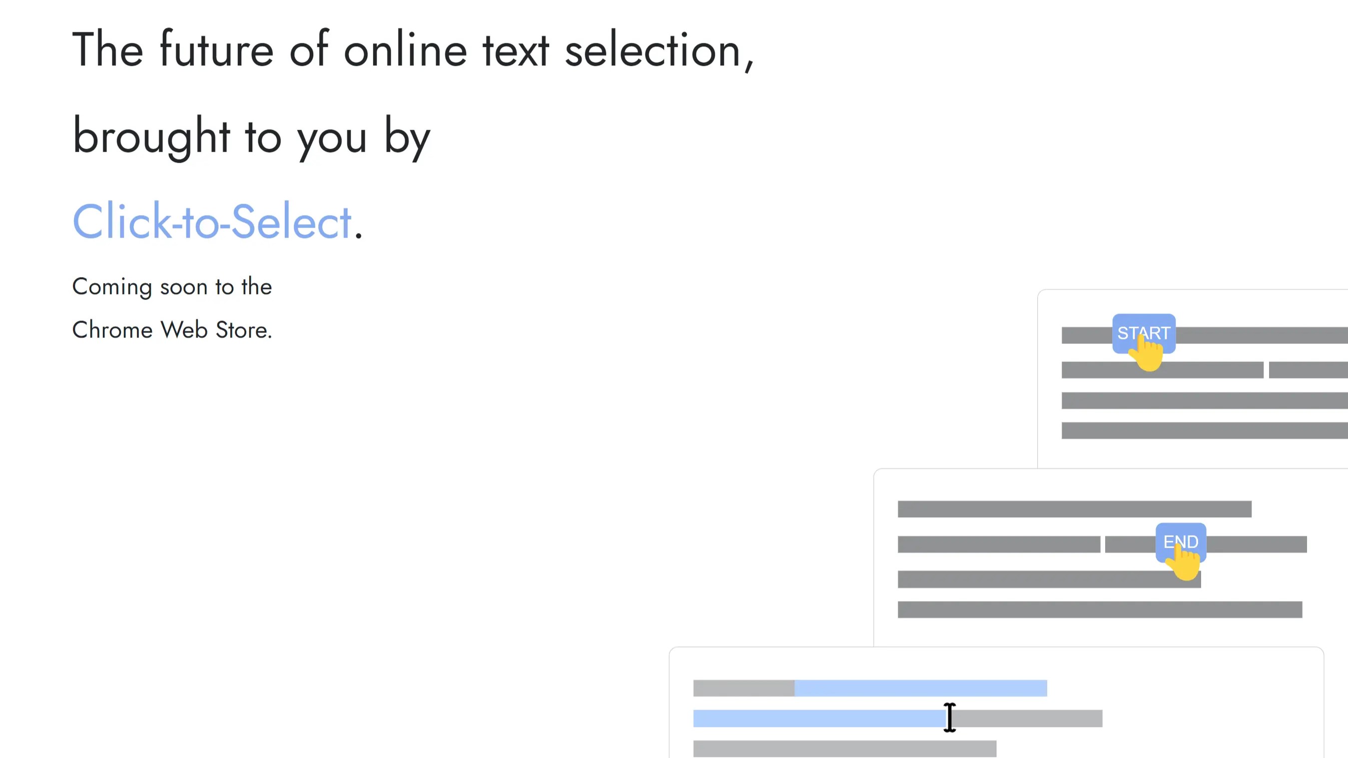 Screenshot of Click-to-Select ad